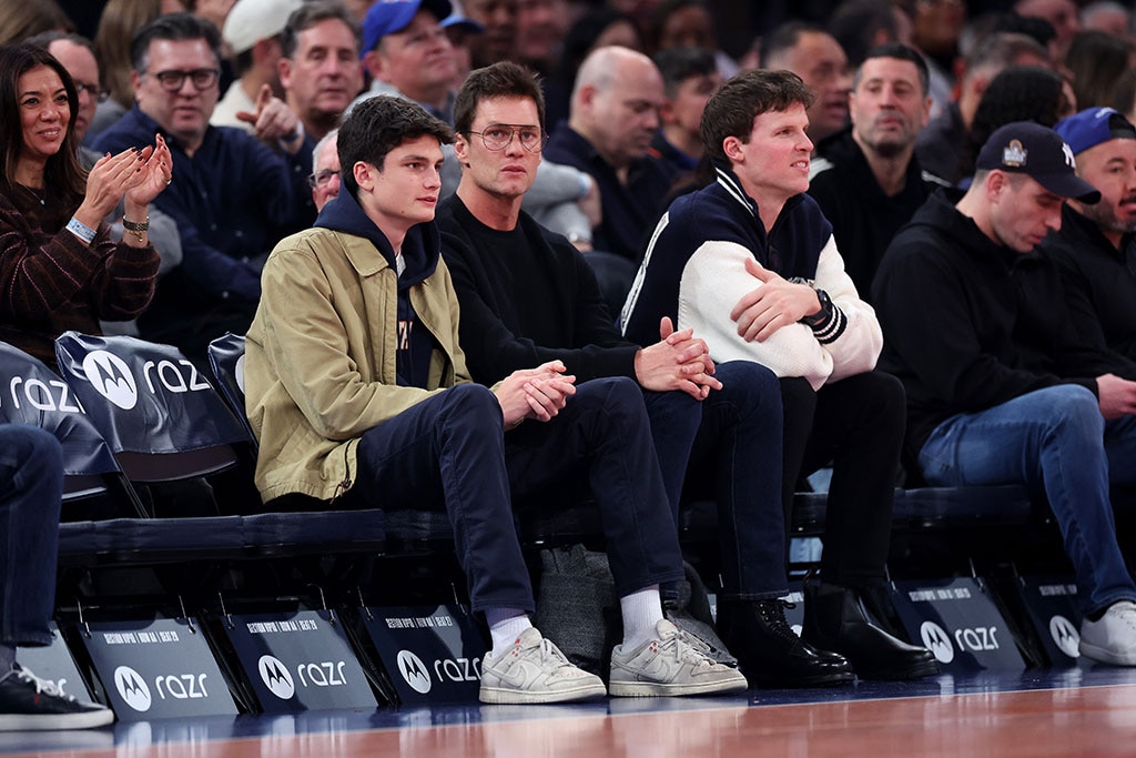 Tom Brady Shares Sweet Selfie With His Lookalike Son Jack at NBA Game