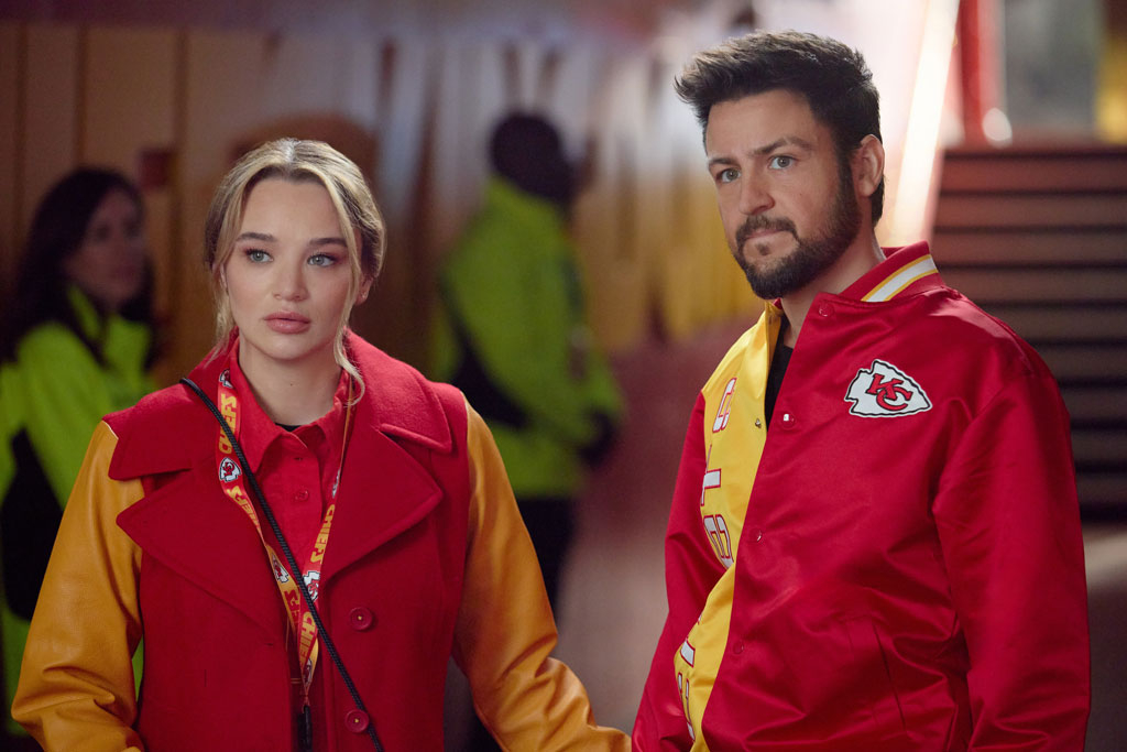 Donna Kelce, Tyler Hynes, Hunter King, Hallmark, Holiday Touchdown A Chiefs Love Story