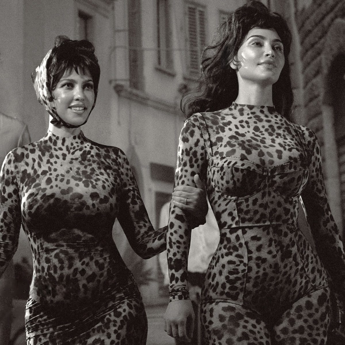 Kim and Kourtney Kardashian’s SKIMS x Dolce & Gabbana Collection Is Live