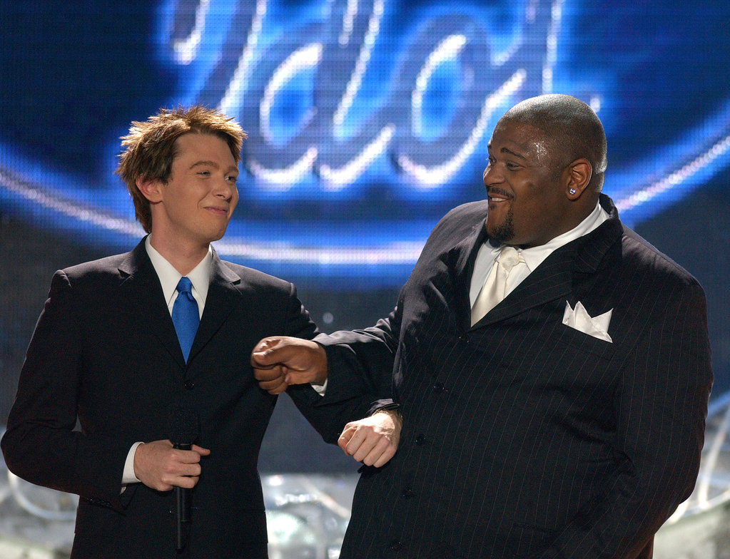Clay Aiken and Ruben Studdard