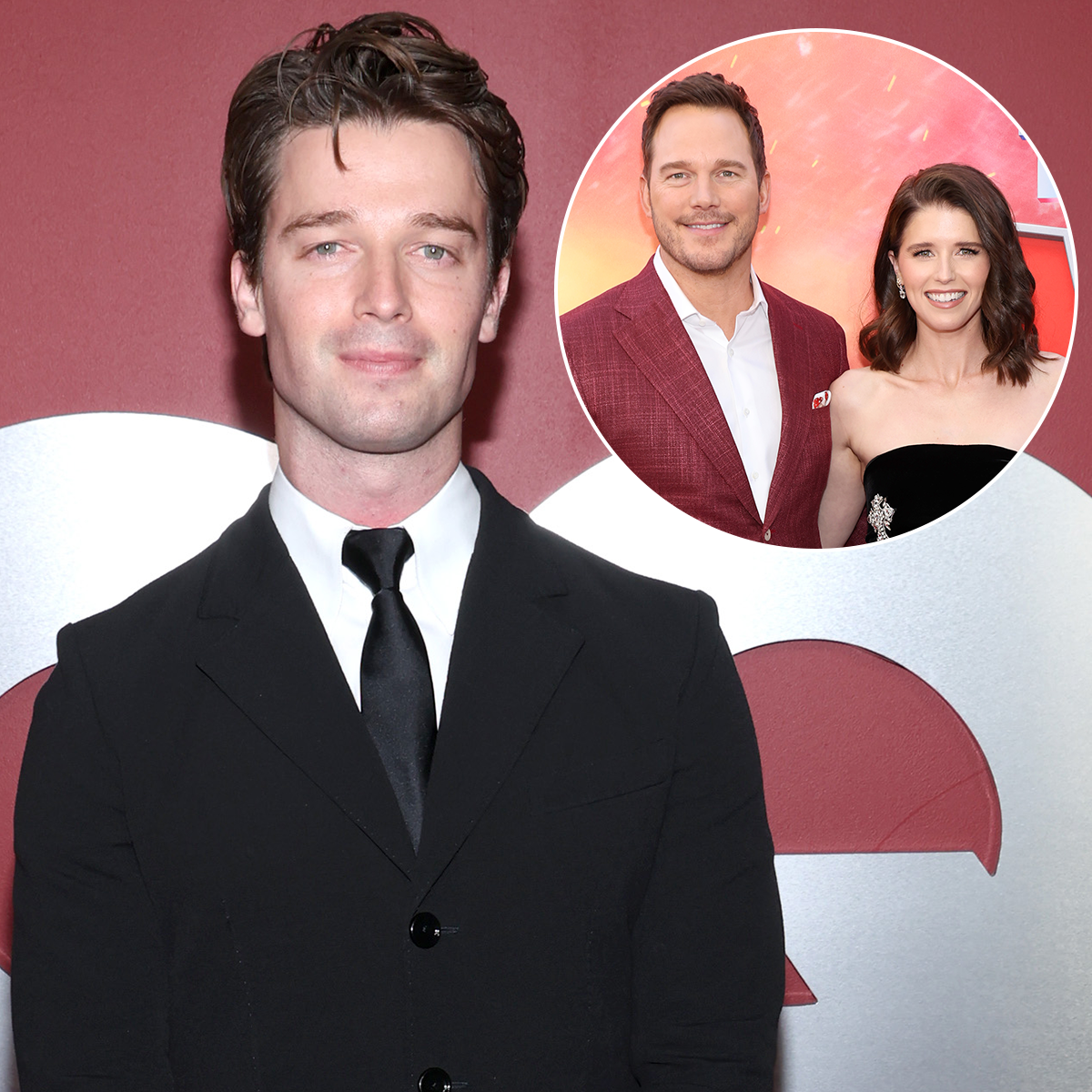 Patrick Schwarzenegger, Katherine Schwarzenegger, Chris Pratt