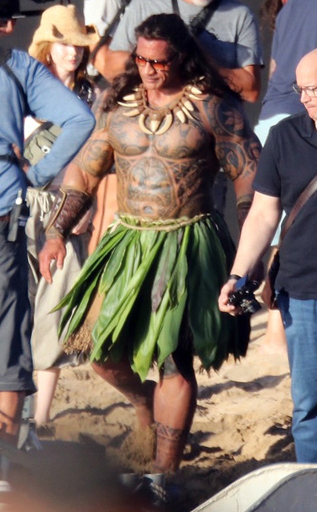 Moana Canlı Aksiyonunda Dwayne "The Rock" Johnson'ın Dönüşümünü Görün