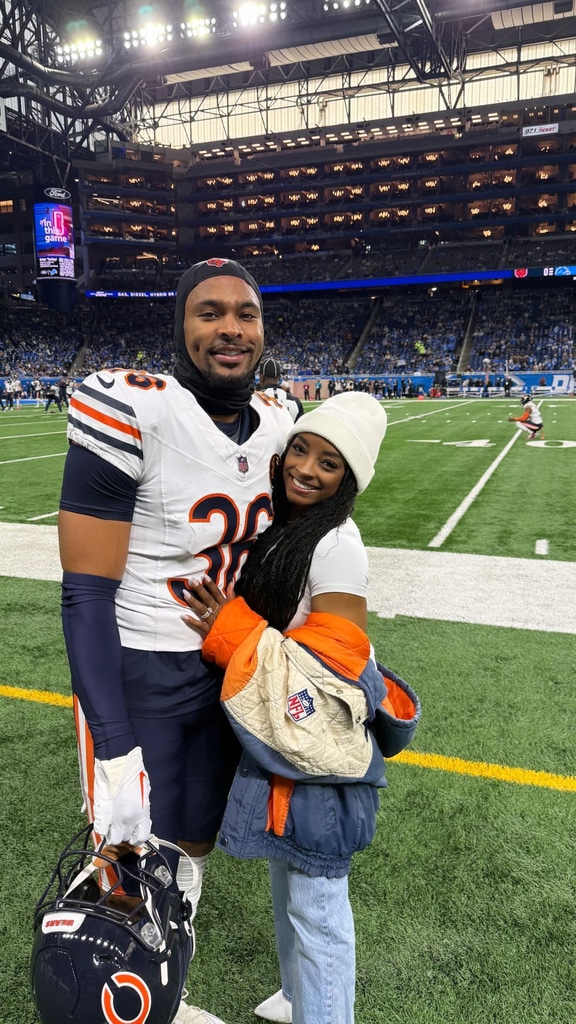 Simone Biles' Husband Jonathan Owens Reveals Who's the Better Athlete