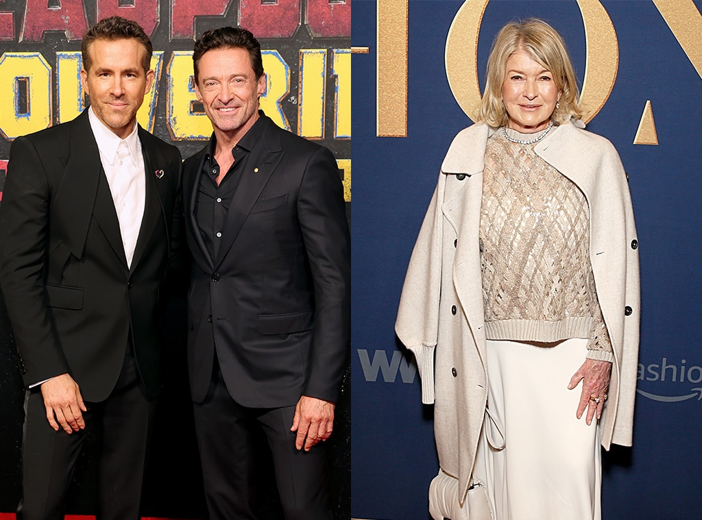 Hugh Jackman Reacts to Martha Stewart's Ryan Reynolds Comments