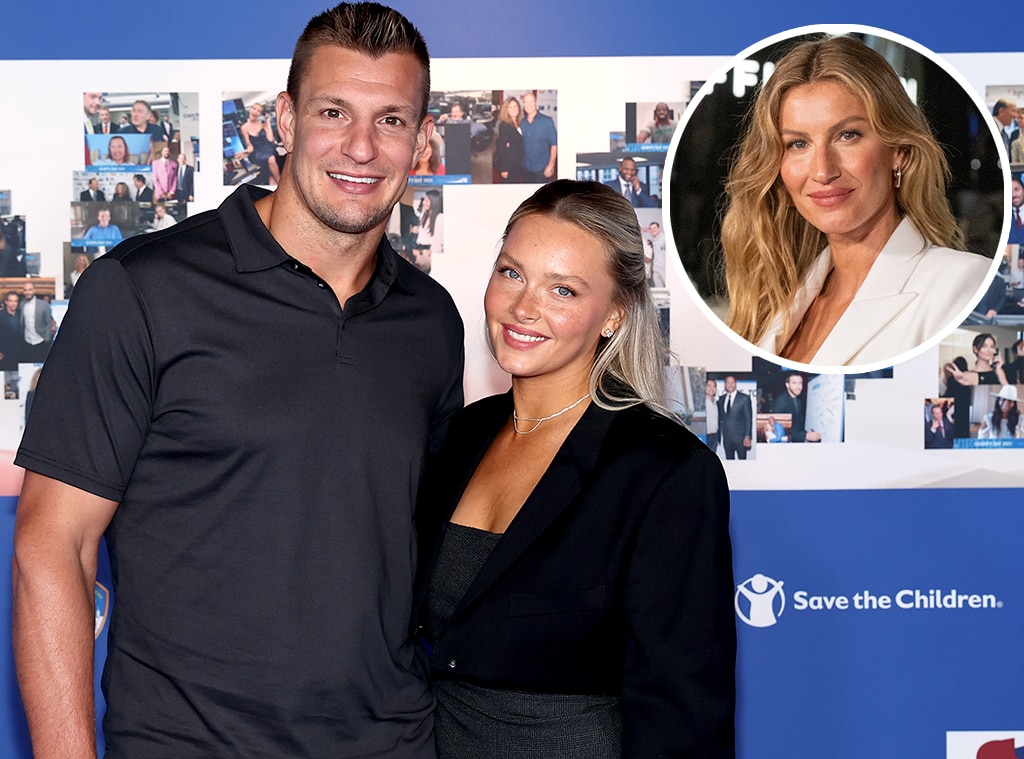 GF Camille Kostek de Rob Gronkowski reage às notícias do bebê de Gisele Bündchen