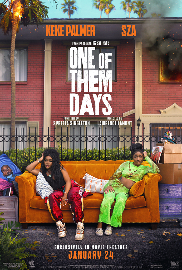 Keke Palmer, SZA, One of Them Days, poster