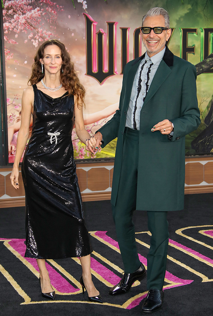 Emilie Livingston, Jeff Goldblum, Wicked premiere, Los Angeles