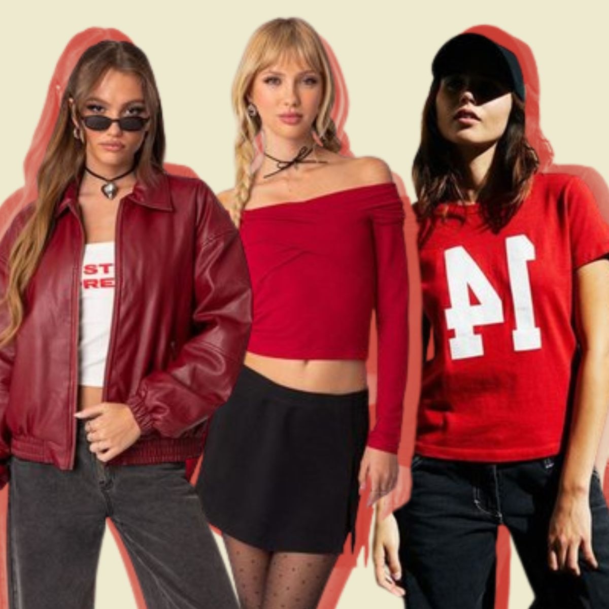 The Best Red Outfits for February’s Big Football Game