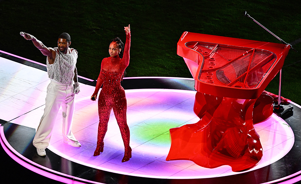 Usher, Alicia Keys, Super Bowl 2024, halftime show