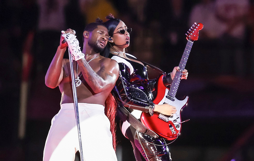 Usher, H.E.R., HER, Super Bowl 2024, halftime show