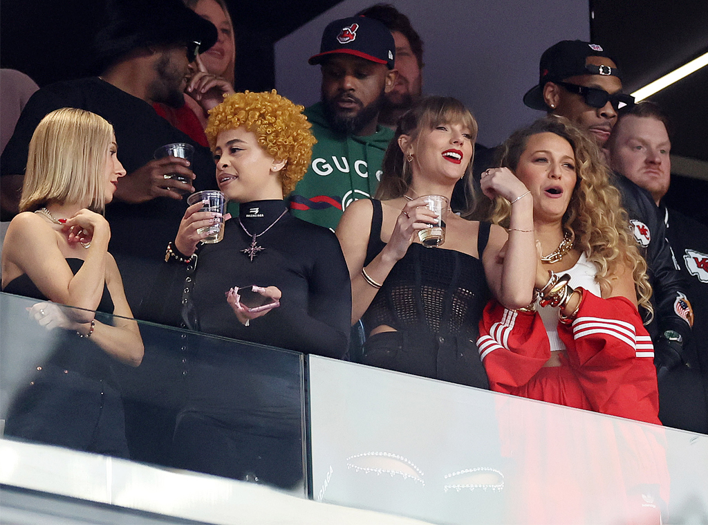 Taylor Swift, Blake Lively, Ice Spice, Super Bowl 2024, star sightings