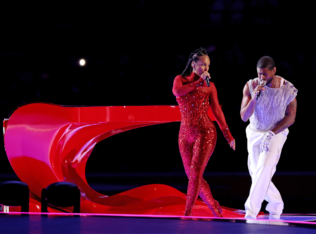 Usher, Alicia Keys, Super Bowl 2024, halftime show