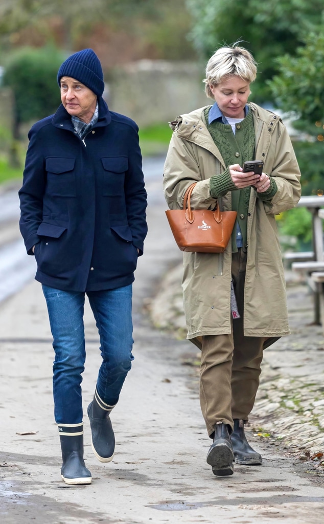 Ellen DeGeneres, Portia de Rossi, Cotswolds UK, PREMIUM EXCL
