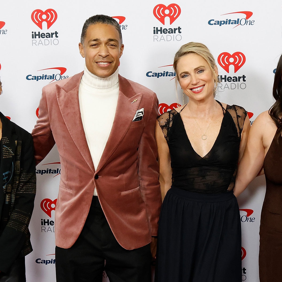 T.J. Holmes, Amy Robach, Daughters, Annalise, Sabine, Z100 iHeartRadio Jingle Ball, 2024