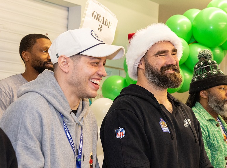 Jason Kelce, Pete Davidson
