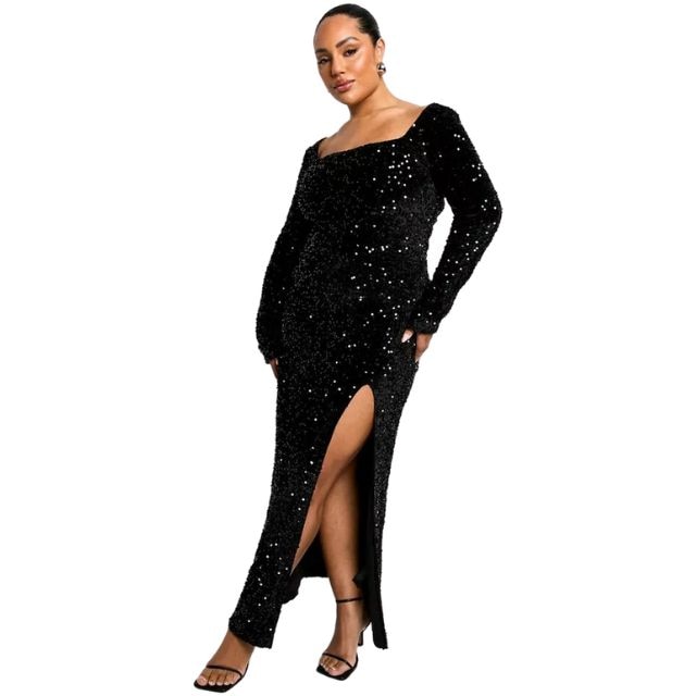 off the shoulder mermaid formal dress Mermaid Navy Blue Off Shoulder Prom Dress with Long Sleeves PG723 US16 / Custom Color