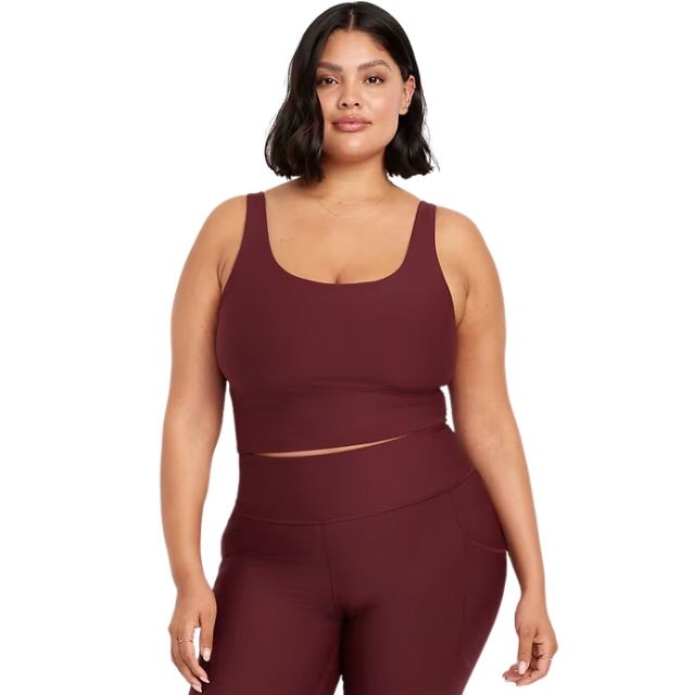 Sports Bra Old Navy Plus Size Workout Wear Old Navy Medium Support - Technical View
