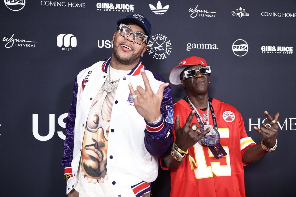 Flo Rida, Flavor Flav, 2024 Super Bowl After-Parties