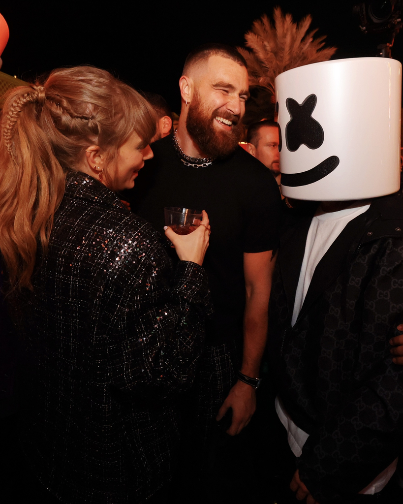 Taylor Swift & Travis Kelce's PDA Continues at Super Bowl After-Party