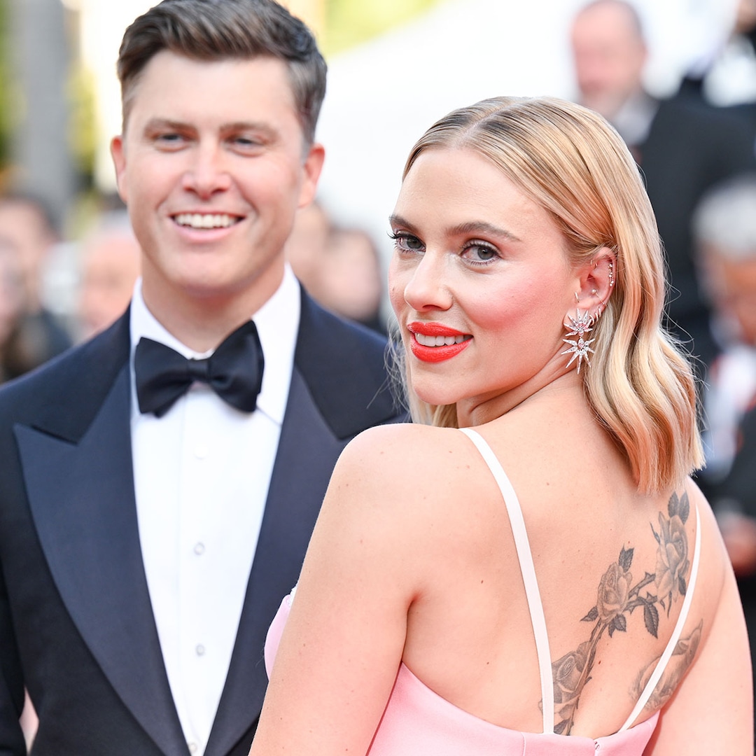 Scarlett Johansson Reacts to Husband Colin Jost’s NSFW Joke About Her on SNL – E! Online Scarlett Johansson Reacts to Husband Colin Jost’s NSFW Joke About Her on SNL – E! Online