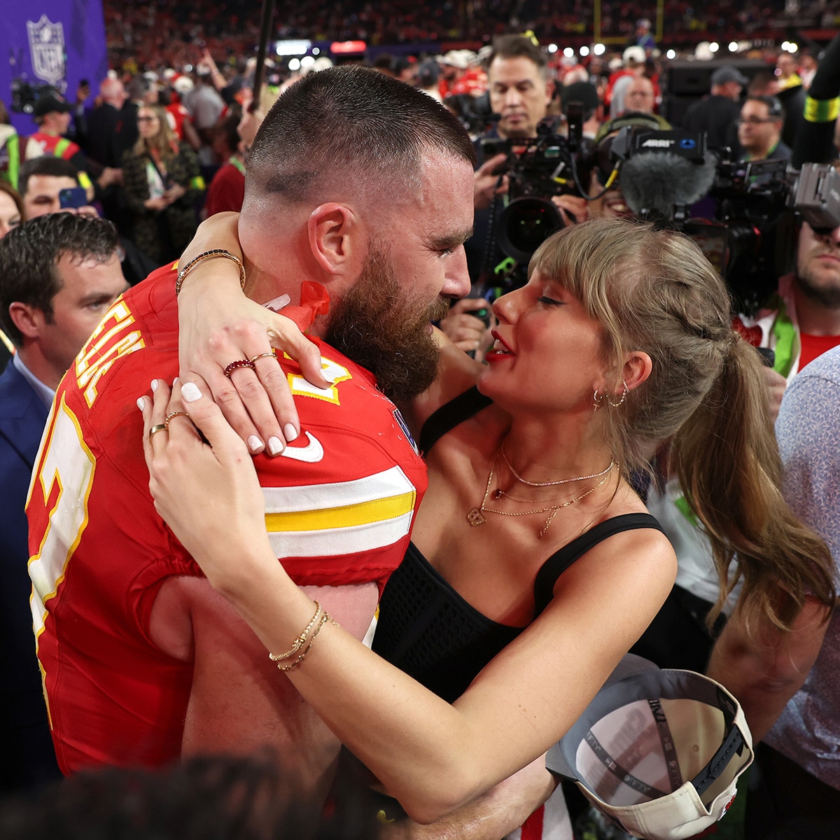 What Travis Kelce Told Taylor Swift After Winning the 2024 Super Bowl