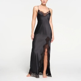 This SKIMS Satin Dress Is the Best Slip I've Ever Worn as a Curvy Girl This SKIMS Satin Dress Is the Best Slip I've Ever Worn as a Curvy Girl