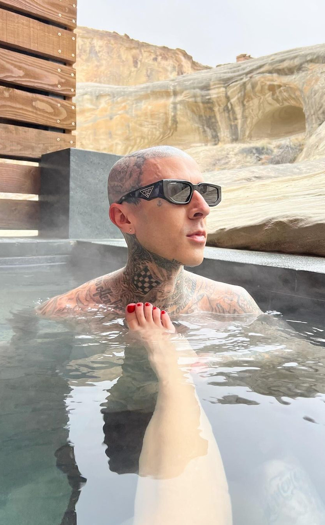 Kourtney Kardashian, Travis Barker, Valentine's Day 2024