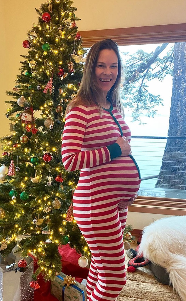 Hilary Swank, pregnant