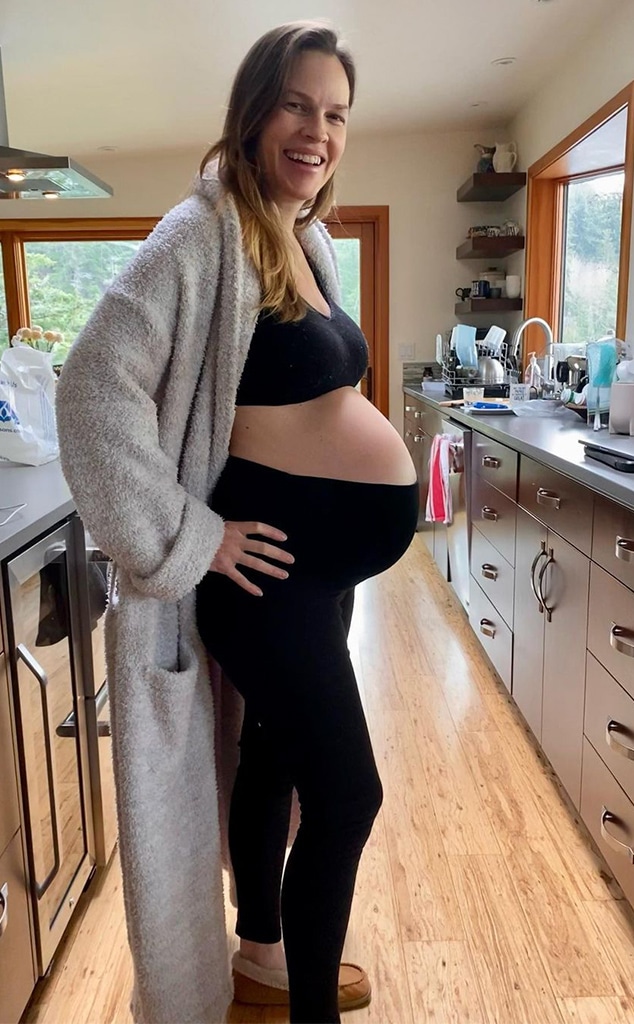 Hilary Swank, Pregnant