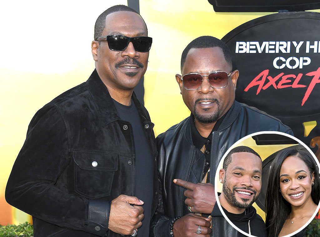 Eddie Murphy, Martin Lawrence, Eric Murphy, Jasmin Lawrence, Beverly Hills Cop: Axel F Premiere, 2024