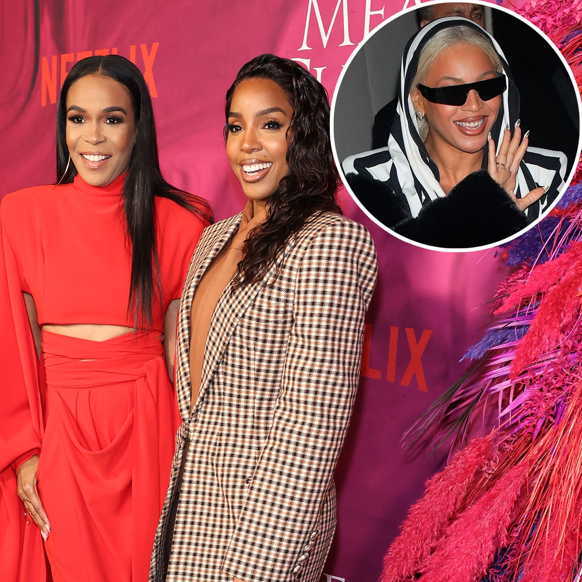 Beyonc and Michelle Williams Support Kelly Rowland at Movie