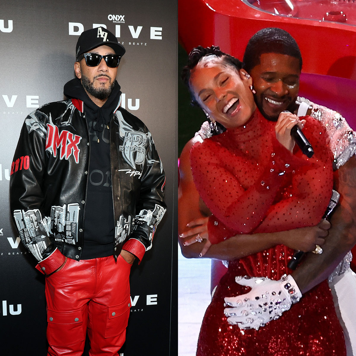 Usher разкрива реакцията на Swizz Beatz на представянето на Super Bowl с Alicia Keys