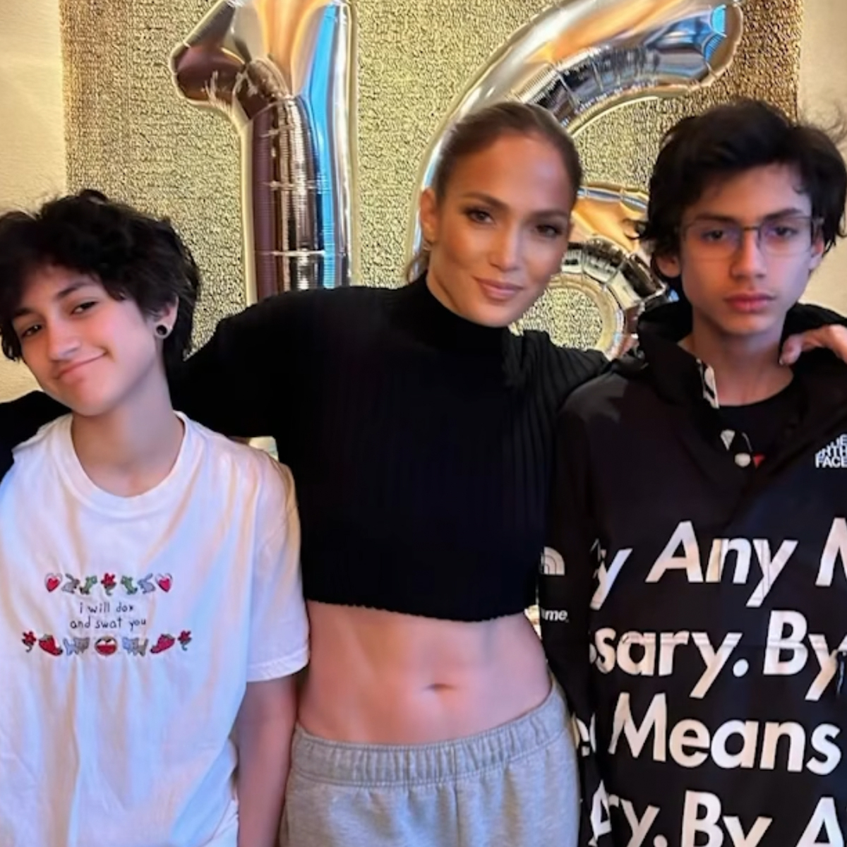 Jennifer Lopez, Emme Muniz, Mac Muniz