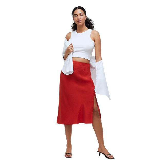 The Layton Midi Slip Skirt