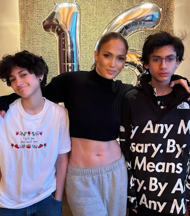 Jennifer Lopez, Max Muniz, Emme Muniz, Birthday