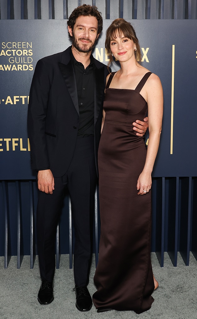 Adam Brody, Leighton Meester, 2024 SAG Awards, Screen Actors Guild Awards, Couples