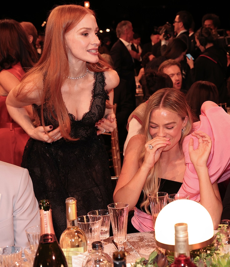 Jessica Chastain, Margot Robbie, 2024 SAG Awards, Screen Actors Guild Awards 2024, Candids