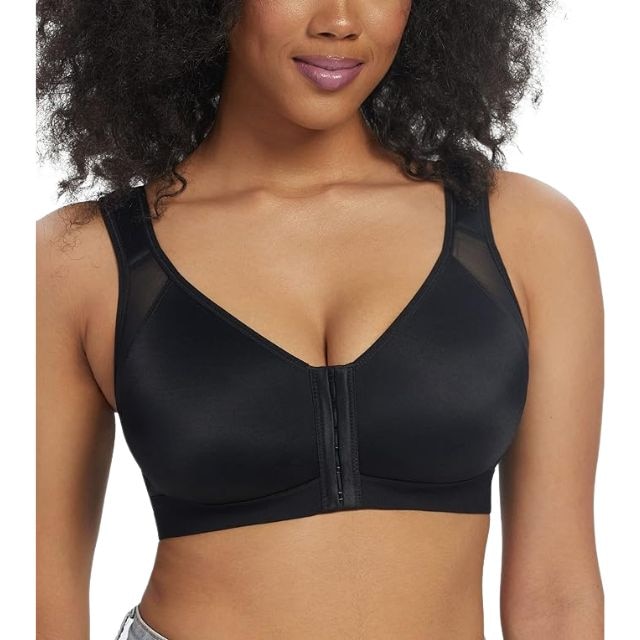 Ursexyly Women's Front Closure Sports Bra Wirefree Padded