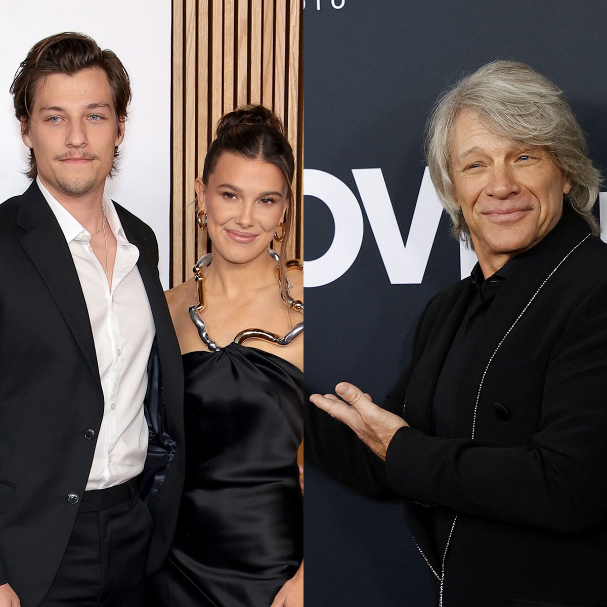 Jon Bon Jovi, Jake Bongiovi, Millie Bobby Brown