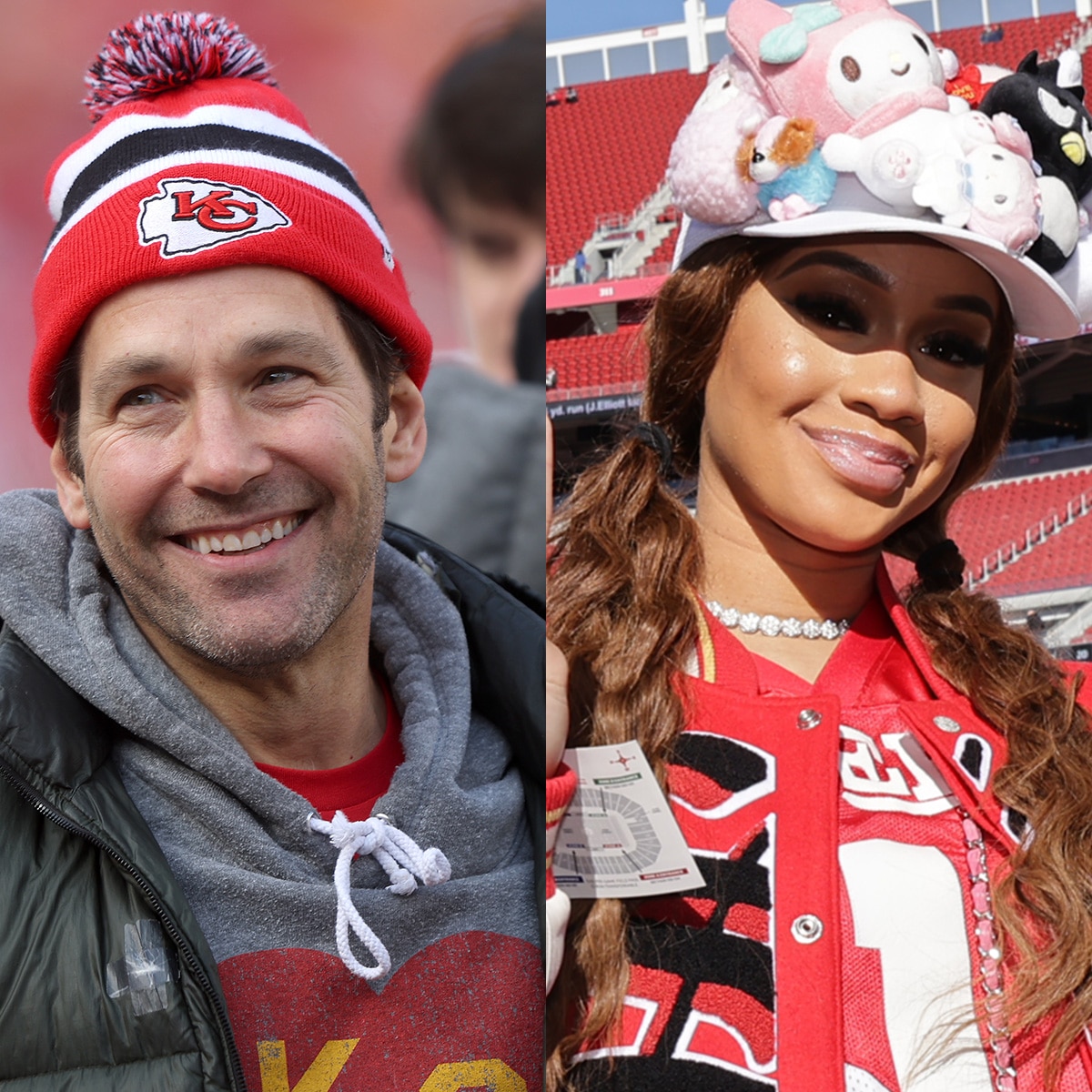 Kick Off Super Bowl 2024 With a Look at the Chiefs & 49ers' Celeb Fans