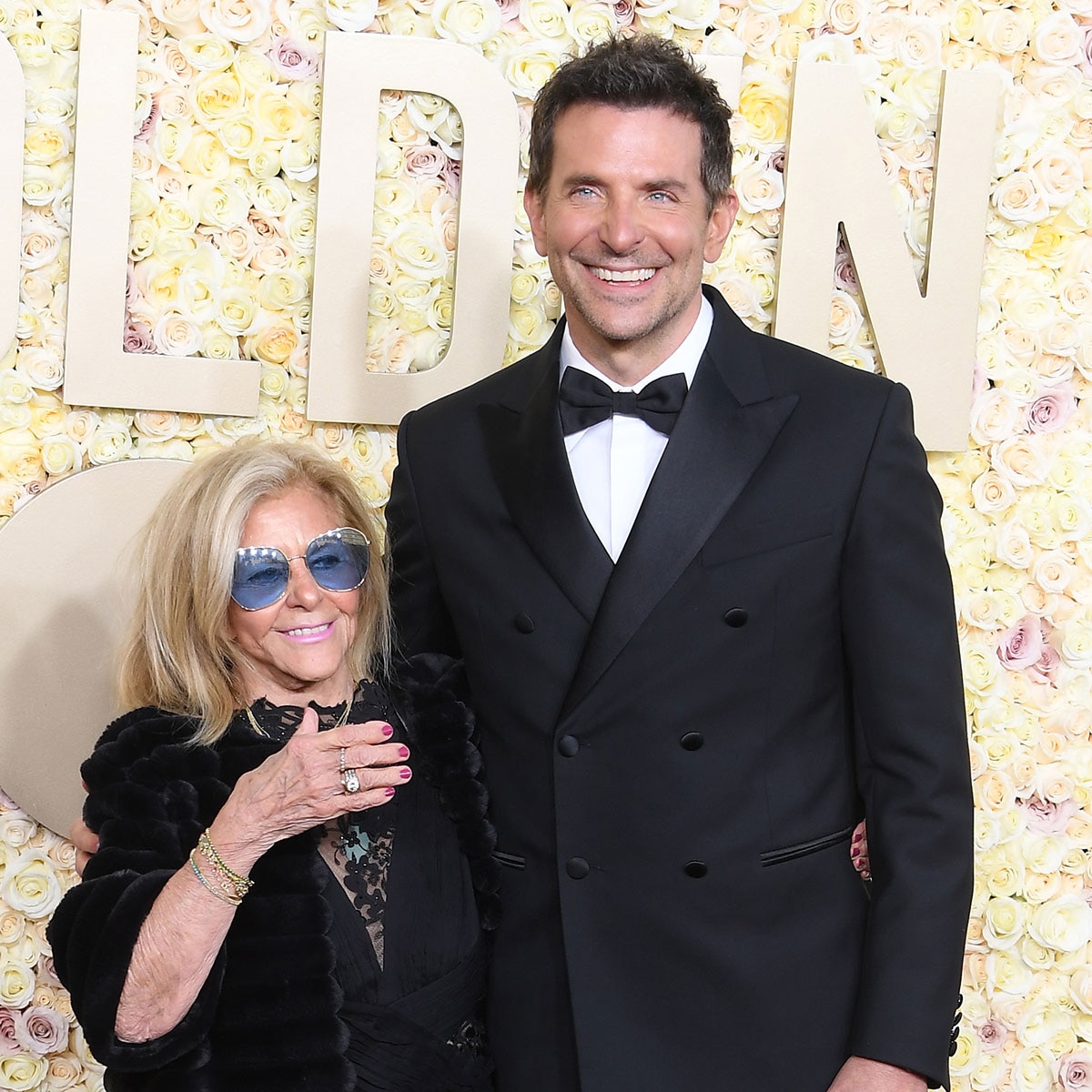 Bradley Cooper, Gloria Campano, 2024 Golden Globes