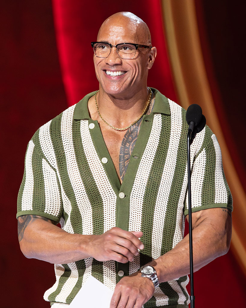 Dwayne Johnson, Oscars 2024 Rehearsal