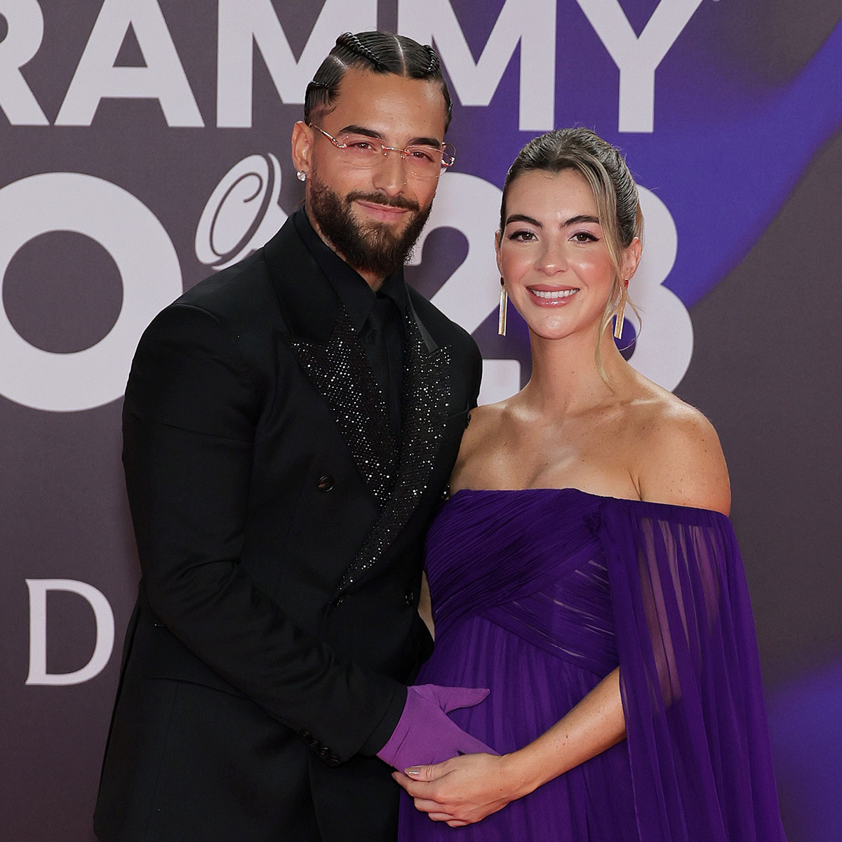 Photos from Maluma & Pregnant Girlfriend Susana Gomez's 2023 Latin ...