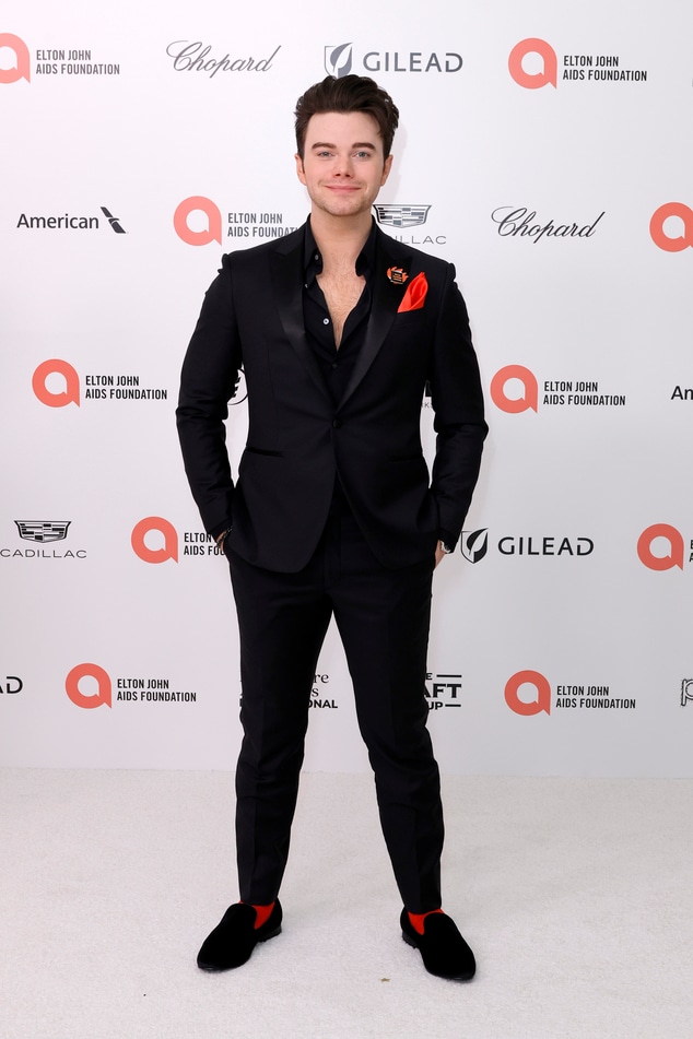 Chris Colfer, Oscars 2024, Elton John AIDS Foundations 32nd Annual Academy Awards