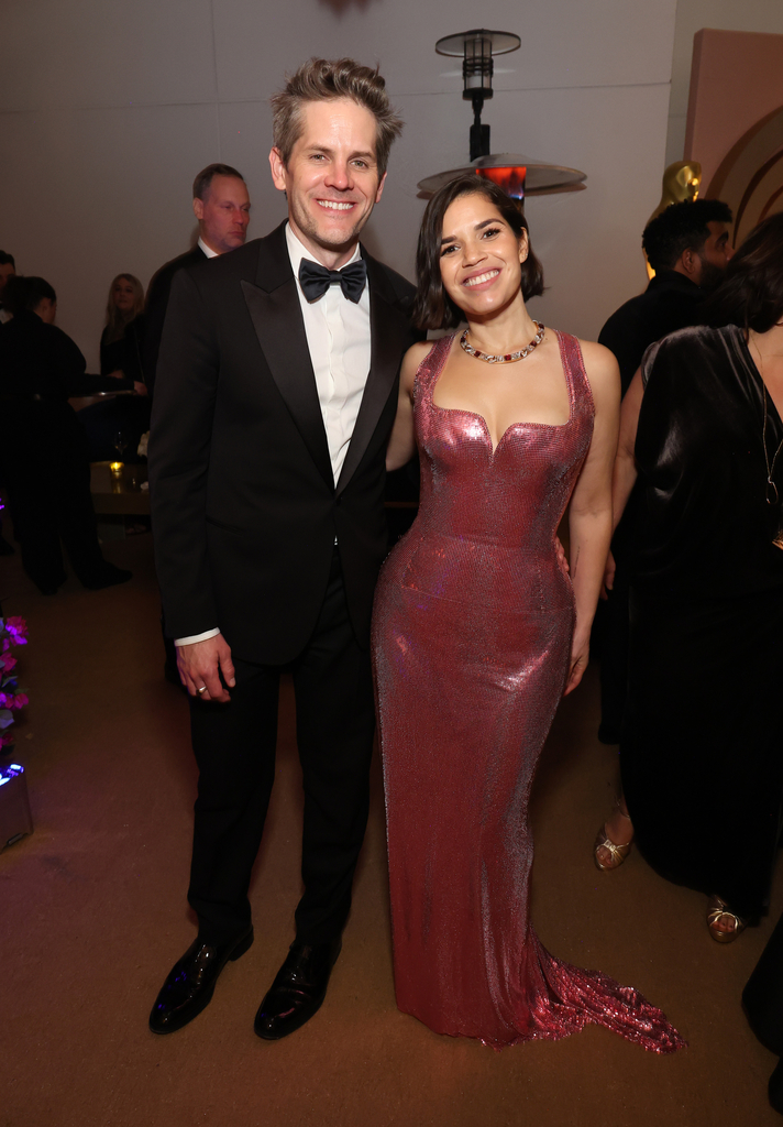 Ryan Piers Williams, America Ferrara, Governors Ball, 2024 Oscars