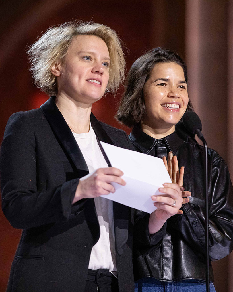 Kate McKinnon, America Ferrera, Oscars 2024 Rehearsal