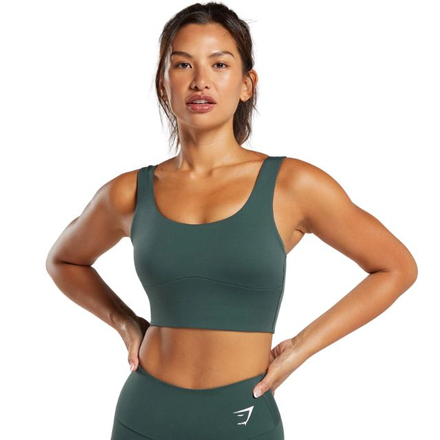 Gymshark Minimal Sports Bra Green - $38 New With Tags - From