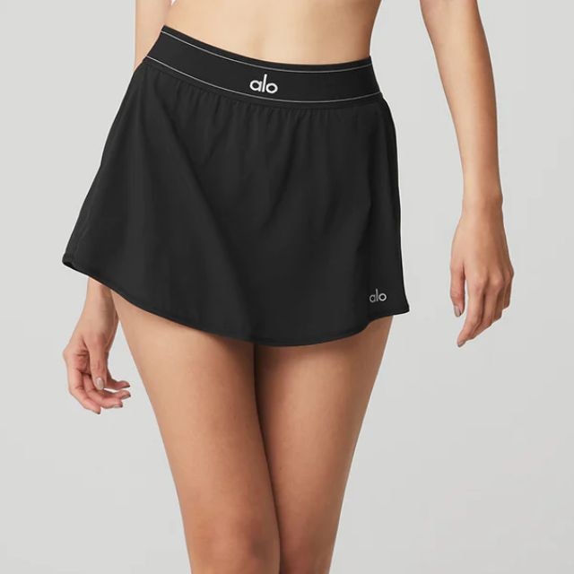 Alo Yoga, Aces Tennis Skirt - Black