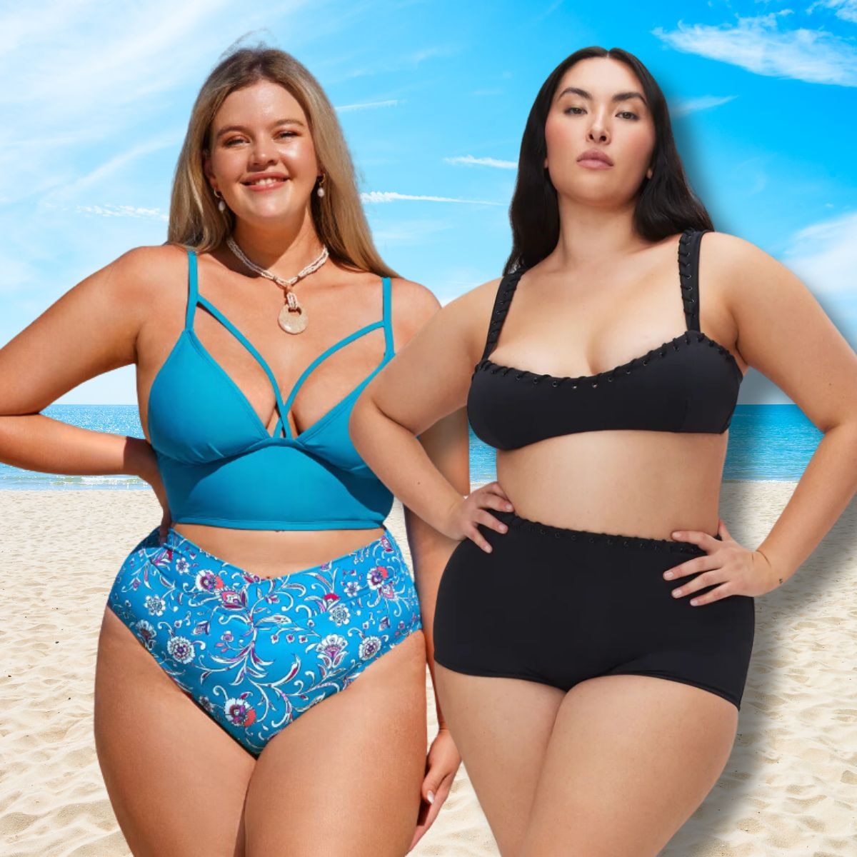 Pretty plus size swimwear online