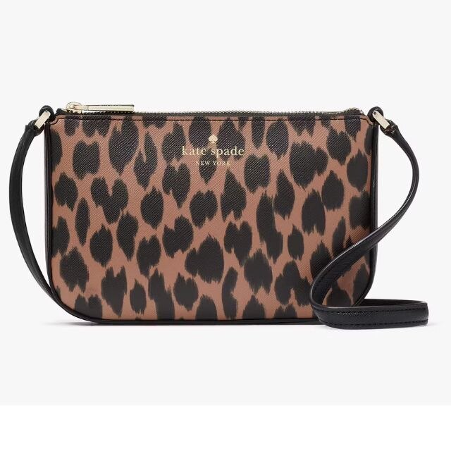 Buy KATE SPADE Lucy 3D Leopard Flap Crossbody Bag | Brown Color Women |  AJIO LUXE